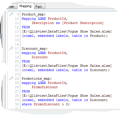 Mapping Load in Qlikview